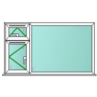 UPVC plastic window side top and bottom openers - Width (MM)...